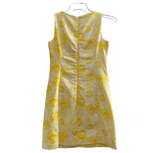 Lilly Pullitzer McFarlane Shift Dress Sunglow Yellow Style 84125 - Picture 4 of 15